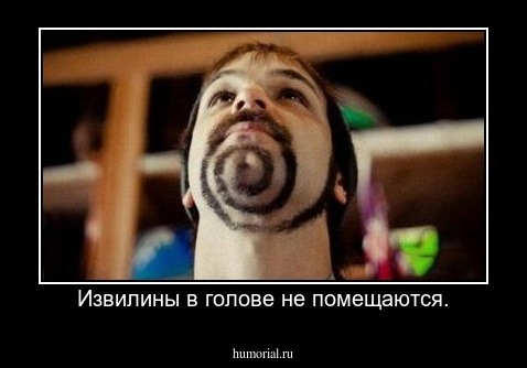 Извилины в голове не помещаются.