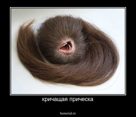 кричащая прическа