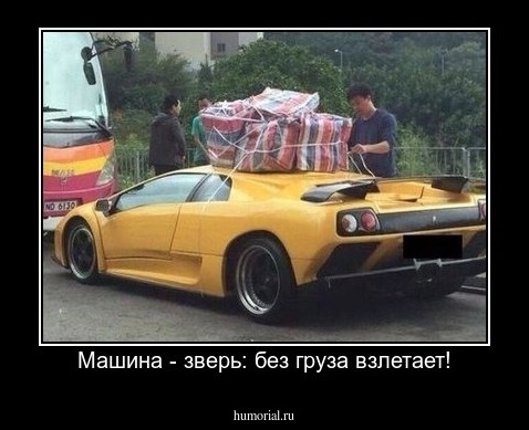 Машина - зверь: без груза взлетает!