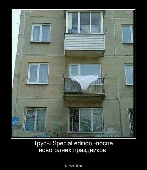 Трусы Special edition -после новогодних праздников