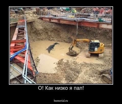 О! Как низко я пал!