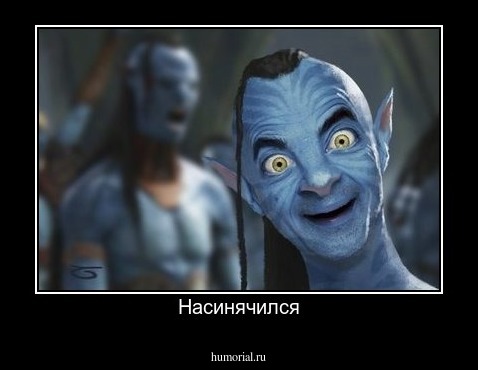 Насинячился