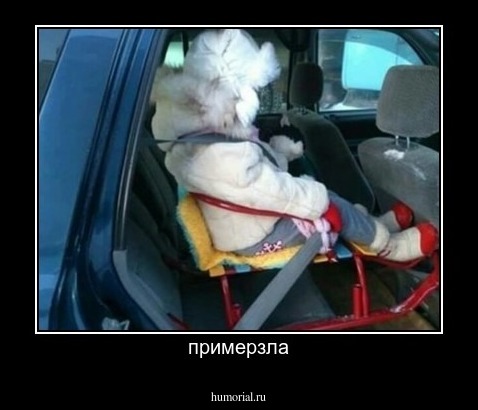 примерзла