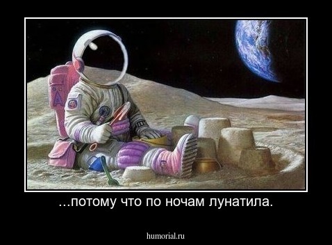 ...потому что по ночам лунатила.