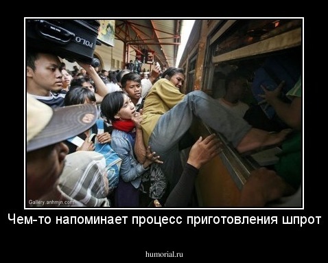 Чем-то напоминает процесс приготовления шпрот