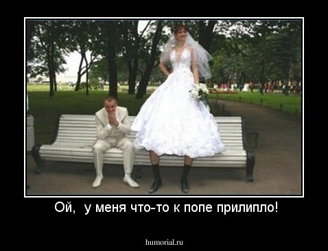  Ой,  у меня что-то к попе прилипло!