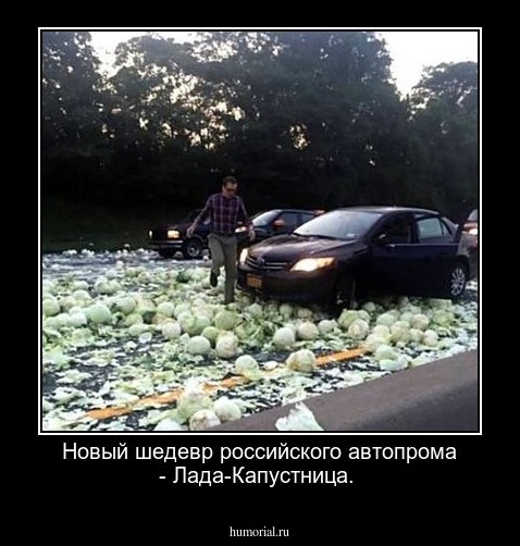 Новый шедевр российского автопрома - Лада-Капустница.