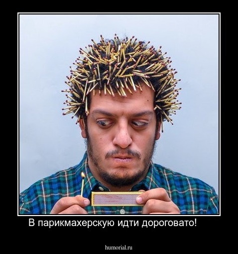 В парикмахерскую идти дороговато!    