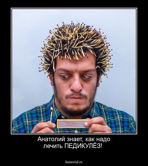 Анатолий знает, как надо лечить ПЕДИКУЛЁЗ!
