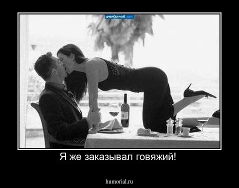 Я же заказывал говяжий! 
