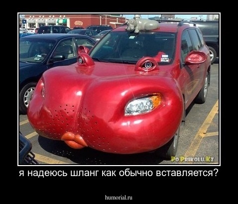 я надеюсь шланг как обычно вставляется?