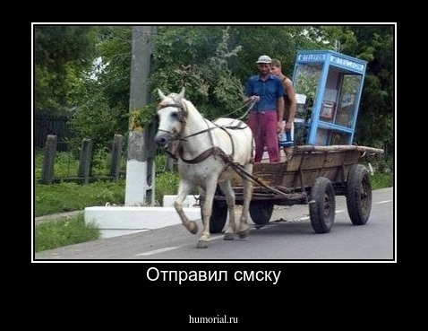 Отправил смску