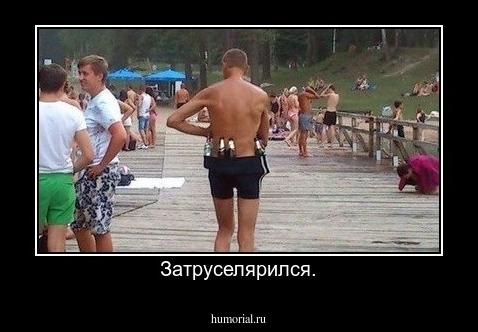 Затруселярился.