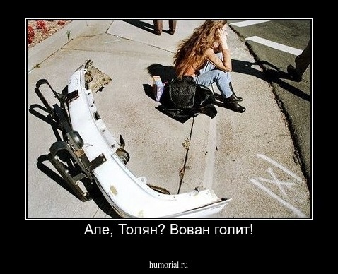 Але, Толян? Вован голит!
