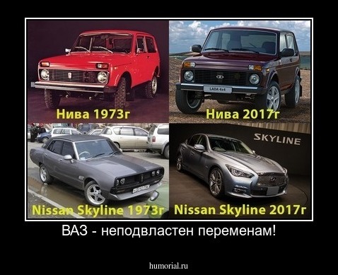 ВАЗ - неподвластен переменам!