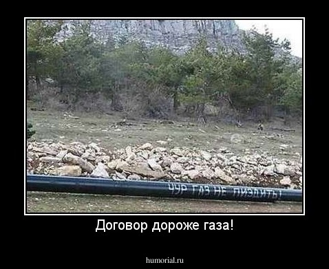 Договор дороже газа!