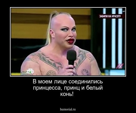 В моем лице соединились принцесса, принц и белый конь!