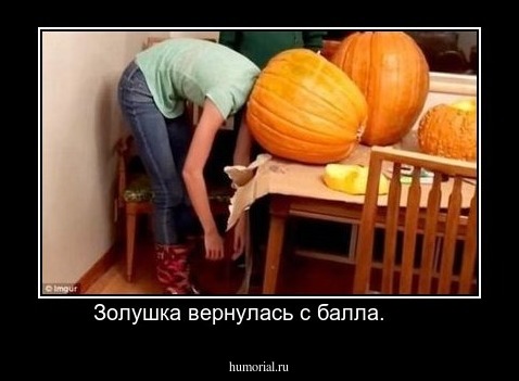 Золушка вернулась с балла.      