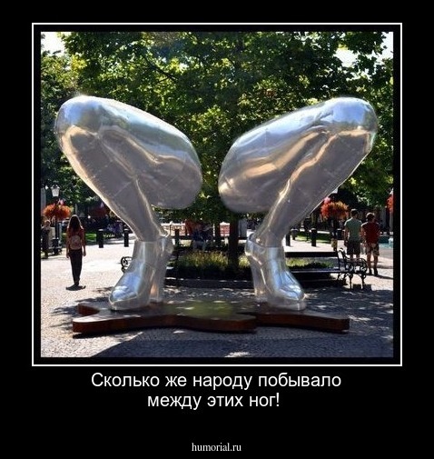 Сколько же народу побывало между этих ног!