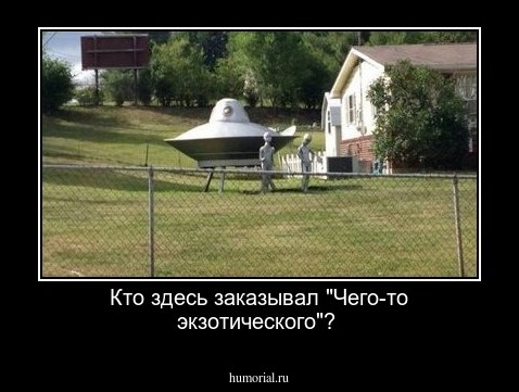 Кто здесь заказывал "Чего-то экзотического"?