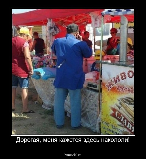 Дорогая, меня кажется здесь накололи!
