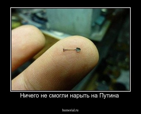 Ничего не смогли нарыть на Путина 