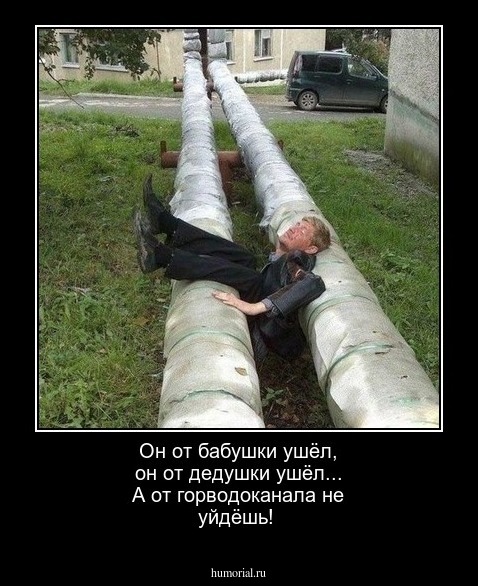 Он от бабушки ушёл, он от дедушки ушёл... А от горводоканала не уйдёшь!