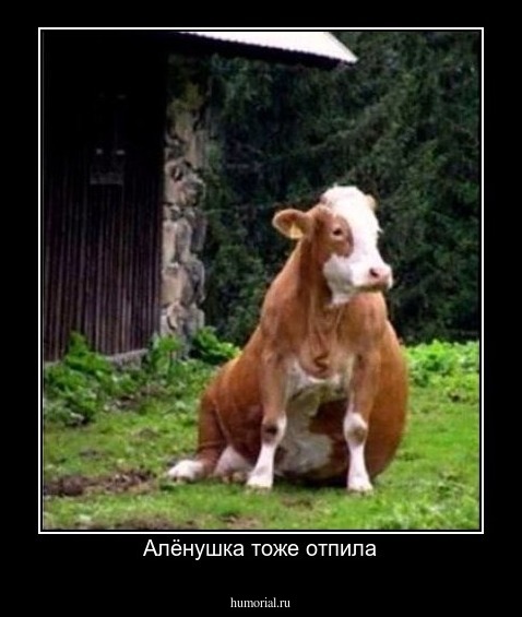 Алёнушка тоже отпила