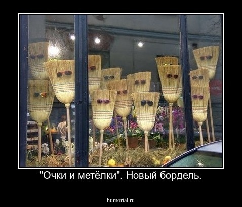 "Очки и метёлки". Новый бордель.