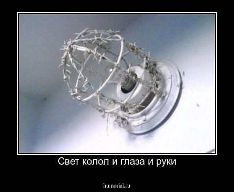 Свет колол и глаза и руки