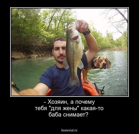 - Хозяин, а почему тебя "для жены" какая-то баба снимает?