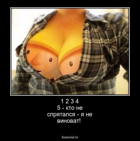 1 2 3 4 5 - кто не спрятался - я не виноват!