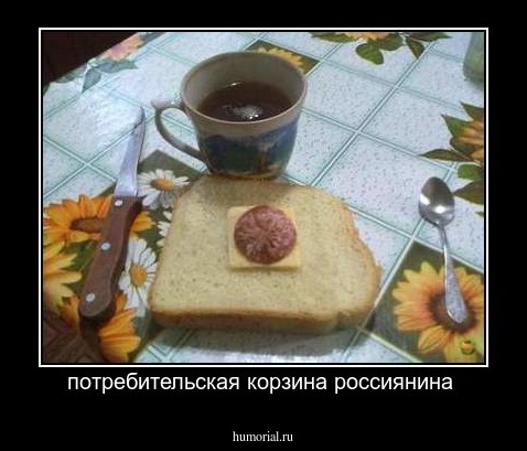 потребительская корзина россиянина 