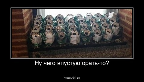 Ну чего впустую орать-то?
