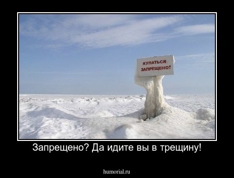 Запрещено? Да идите вы в трещину!