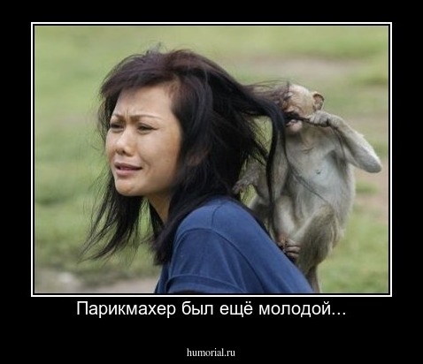 Парикмахер был ещё молодой...