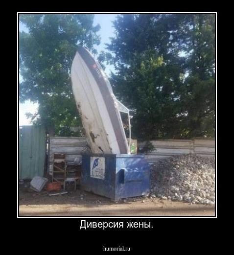 Диверсия жены.