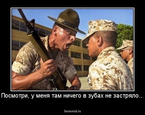 Посмотри, у меня там ничего в зубах не застряло...