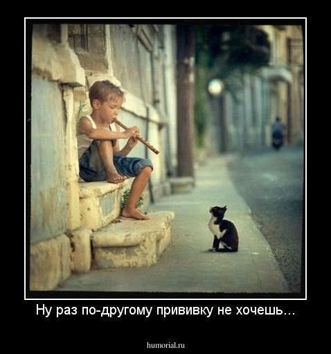 Ну раз по-другому прививку не хочешь...