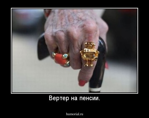 Вертер на пенсии.