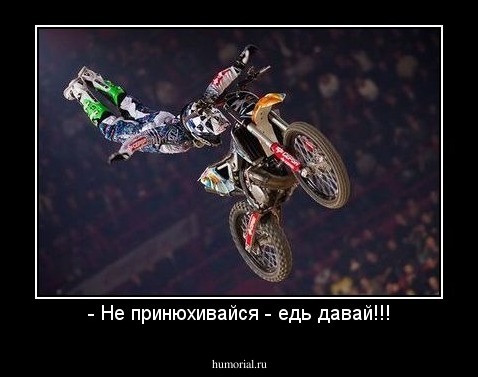 - Не принюхивайся - едь давай!!!