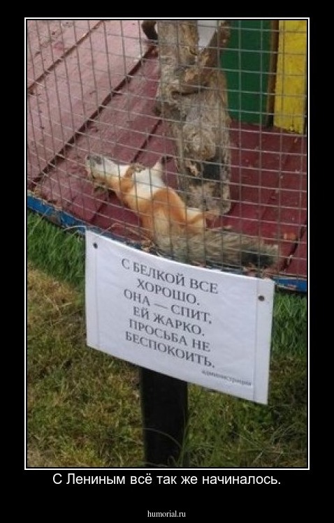 С Лениным всё так же начиналось.