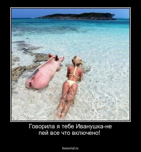 Говорила я тебе Иванушка-не пей все что включено!