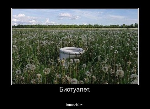 Биотуалет.