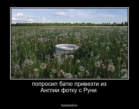 попросил батю привезти из Англии фотку  с Руни