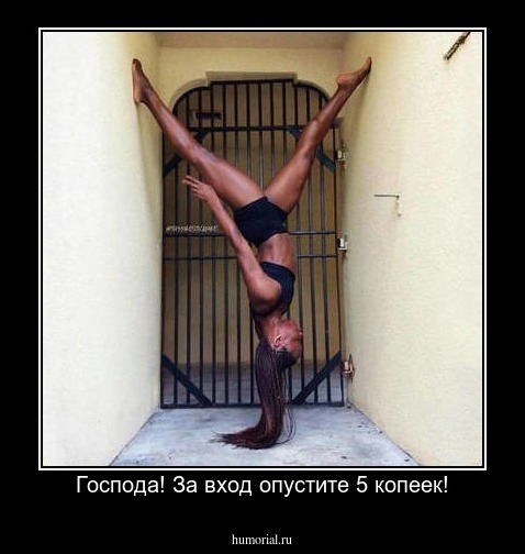 Господа! За вход опустите 5 копеек!