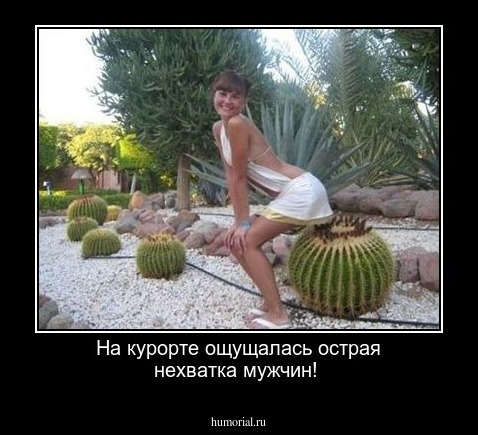 На курорте ощущалась острая нехватка мужчин!