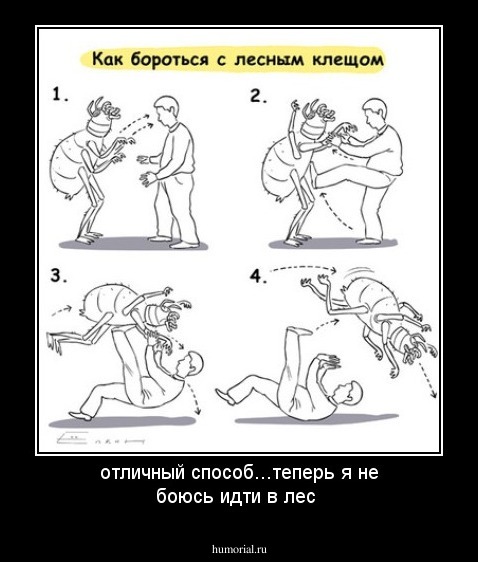 отличный способ...теперь я не боюсь идти в лес
