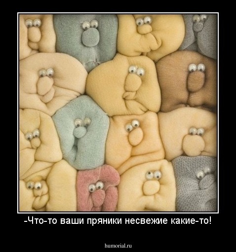 -Что-то ваши пряники несвежие какие-то!