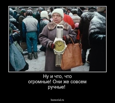 Ну и что, что огромные! Они же совсем ручные!